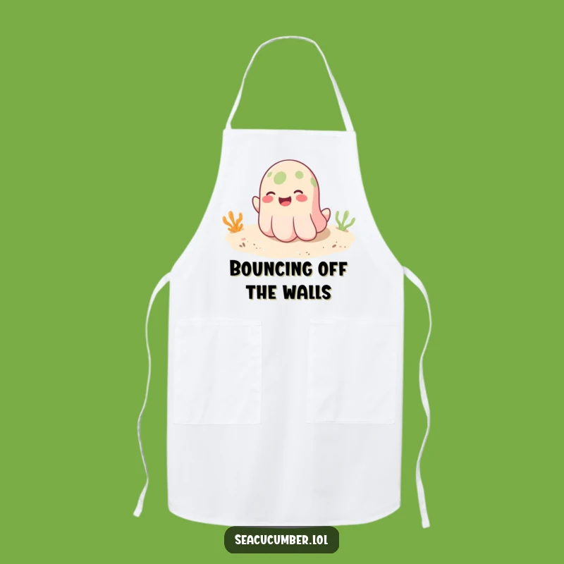Funny Seacucumber Apron: Kitchen Playfulness with a Bouncing Design