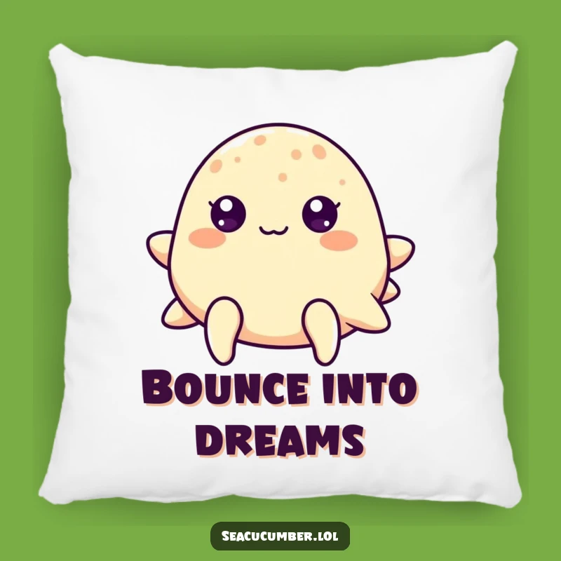 Funny Dot-Eyed Sea Cucumber Pillow, Soft Cheerful Cushion, Adorable Funny Gift