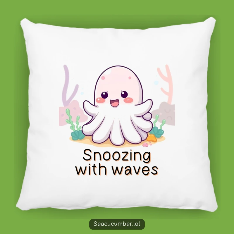 Funny Sea Cucumber Wiggle Pillow: Soft Ocean Cushion, Perfect Humorous Gift!