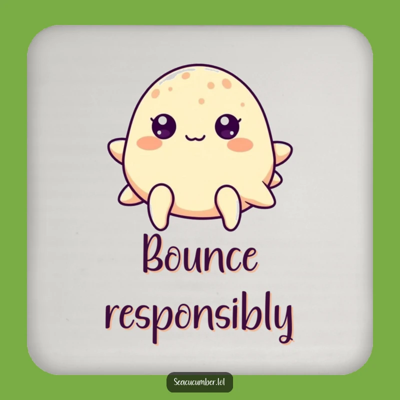 Funny Dot-Eyed Sea Cucumber Coasters, Cheerful Table Protectors, Adorable Funny Gift Set