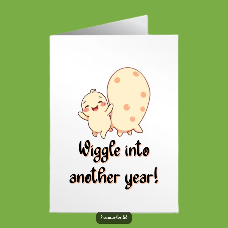 Joyful Free Printable Sea Cucumber Birthday Card: Wiggling Wonders Downloadable Gift