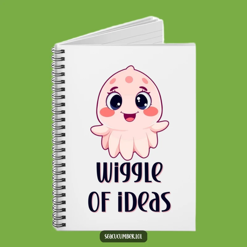 Funny Sea Cucumber Notebook - Joyful Journal for Your Thoughts